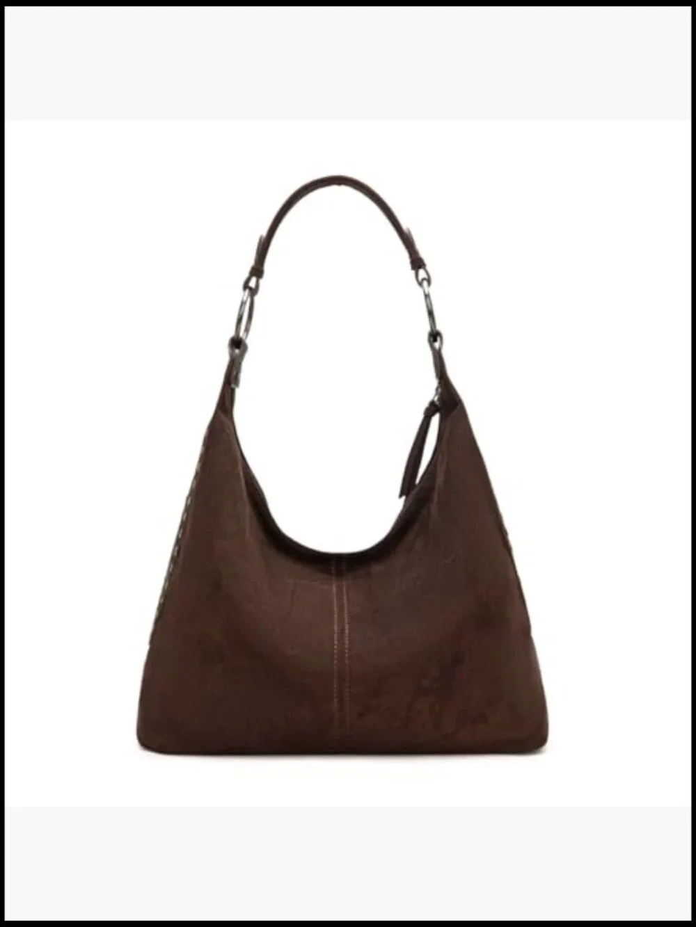 Embossed Suede Hobo Purse Slouchy Shoulder Bag 2Pc Set Wrangler Style